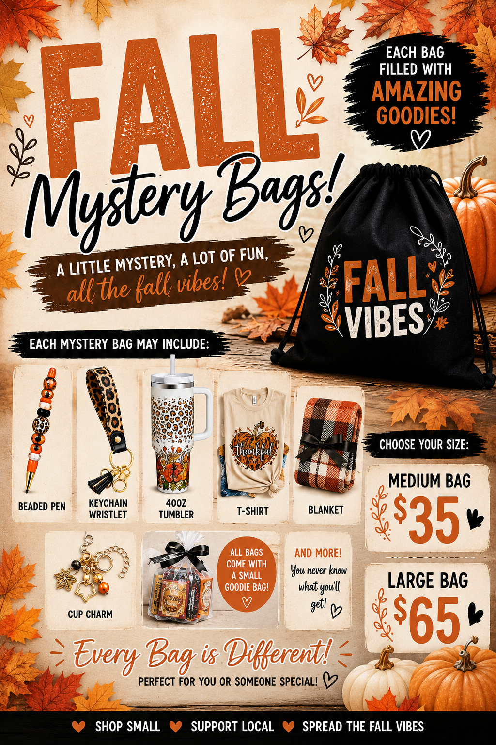Fall Mystery Bag Preorders!